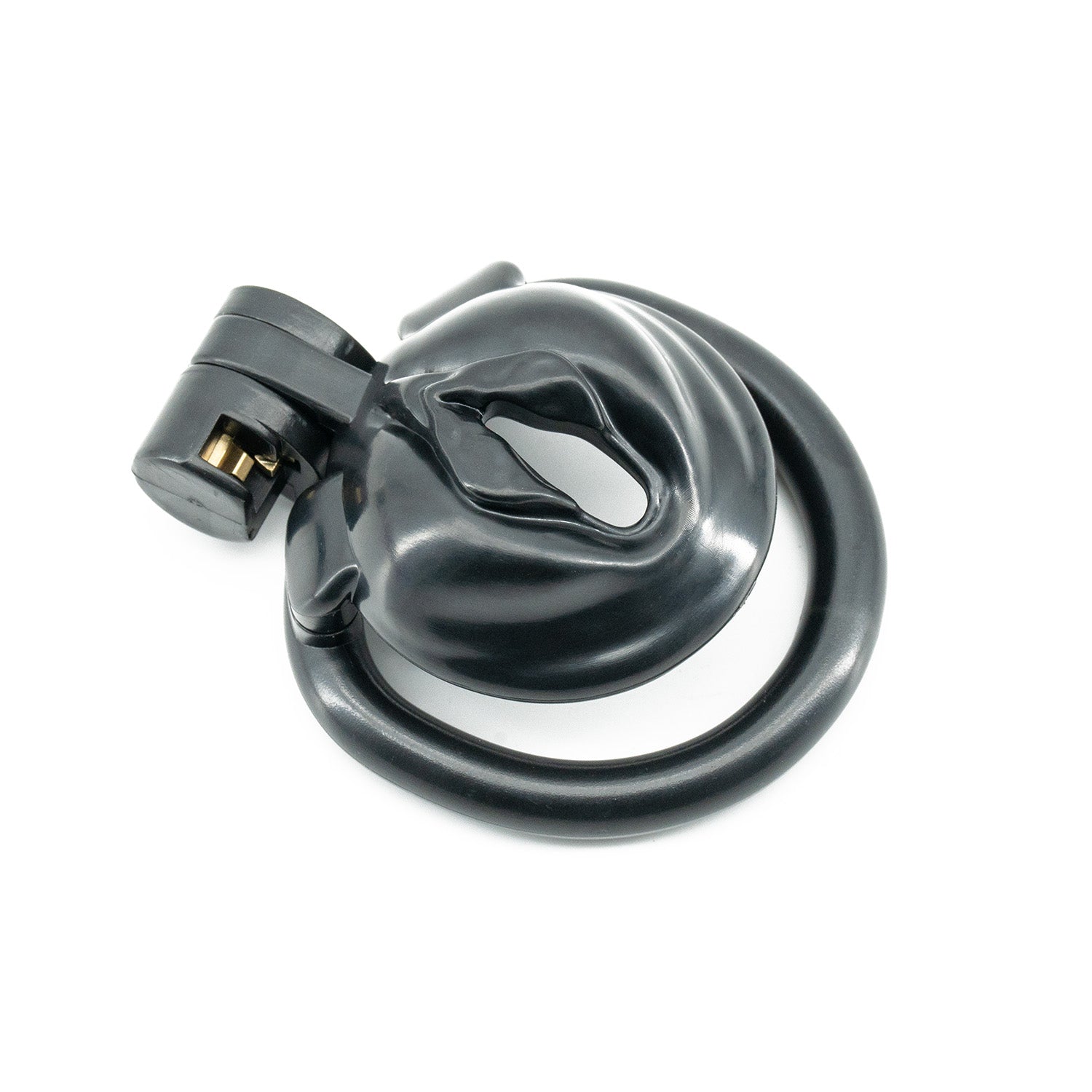 Clitoris-Imitating Chastity Device Black Chastity Lock ZOO-LOCK