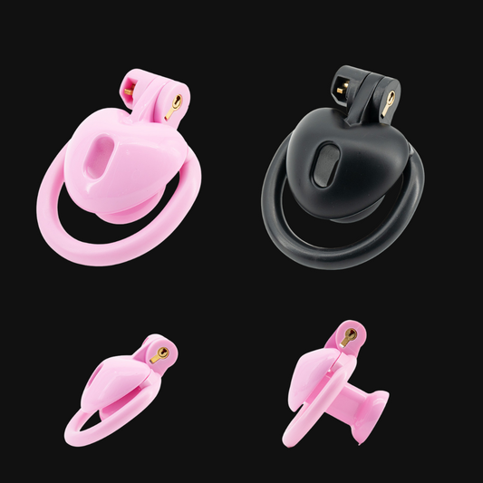 Heart-Shaped Negative Chastity Cage Chastity Lock ZOO-LOCK